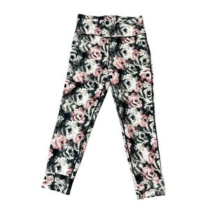 JONES New York Leggings Yoga Pants Size Medium Floral Gorpcore